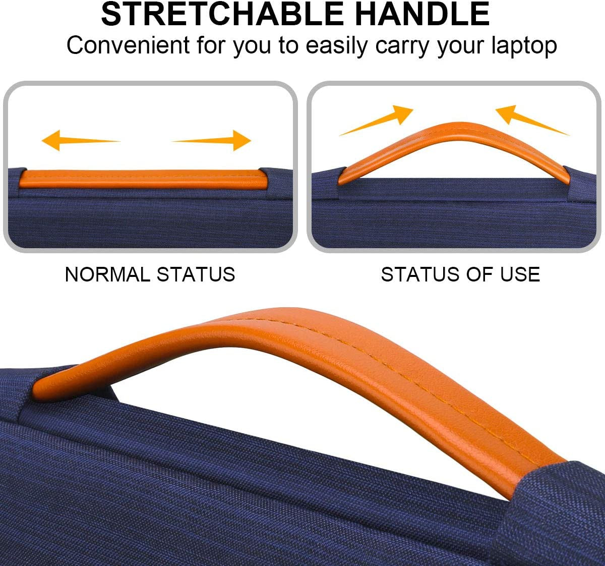360° Protective Laptop Sleeve Case for 16 Inch Macbook Pro M5 Pro/Max A3428 A3429 (2026), M4/M3/M2/M1 A3403 A3186 A2991 A2780 A2485 A2141, 15 Inch Surface Laptop 7/6/5/4/3 Computer Bag, Blue