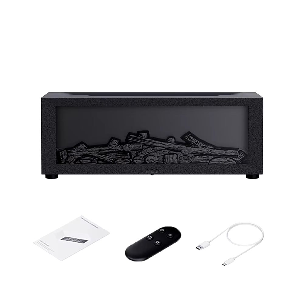Fireplace Humidifier Flame Aroma Humidifier for Home Aromatherapy Fragrance Diffuser Essential Oil Diffuser with Remote Control