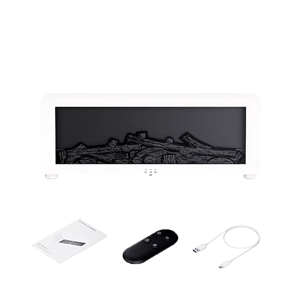 Fireplace Humidifier Flame Aroma Humidifier for Home Aromatherapy Fragrance Diffuser Essential Oil Diffuser with Remote Control